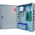 Acie Automatisme - Contrôleur ip pour 2 lecteurs ou porte boîtier métallique 220v-12v-2a web server