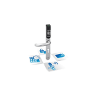 Acie Automatisme - Béquille aperio e100 avec lecteur et clavier codé, mifare 40-49 "autres dim. NC"