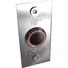 Acie Automatisme - Bouton ir actif no/nf monté sur face inox , montage encastré