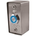 Acie Automatisme - Bouton poussoir no/nf , boîtier inox , avec anneau lumineux, montage applique