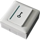 Acie Automatisme - Bouton poussoir no , boîtier abs avec symbole clé, montage applique