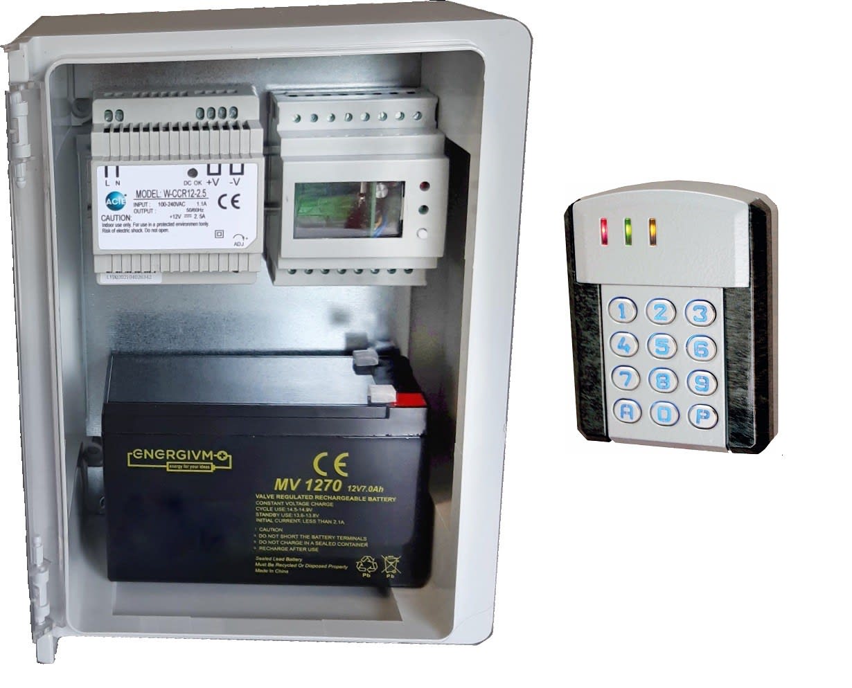 Acie Automatisme - Kit adip wifi + clavier sunswdt + alimentation  sous rail din