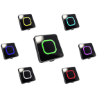 Acie Automatisme - Bouton poussoir multicolore avec ou sans contact en verre ik08