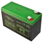 Acie Automatisme - Batterie plomb étanche, cosses faston 4,75 , tension 12v capacité 7ah