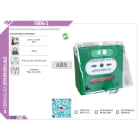 Acie Automatisme - Déclencheur manuel vert, 2 contacts avec capot
