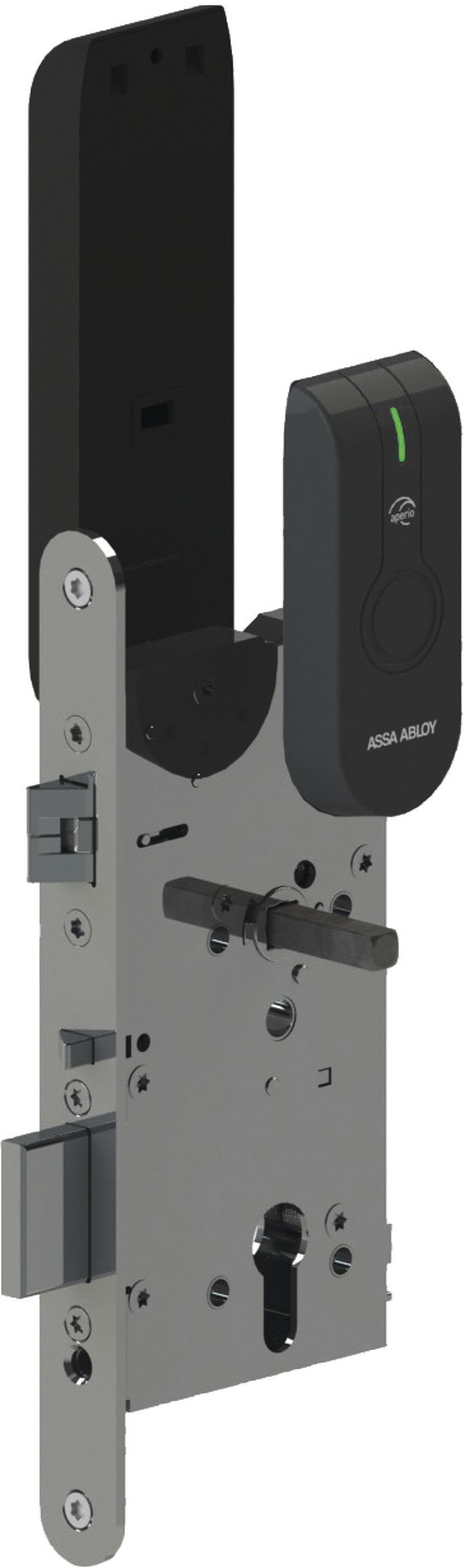 Acie Automatisme - Serrure électromécanique aperio avec module lecteur rfid intégré communication