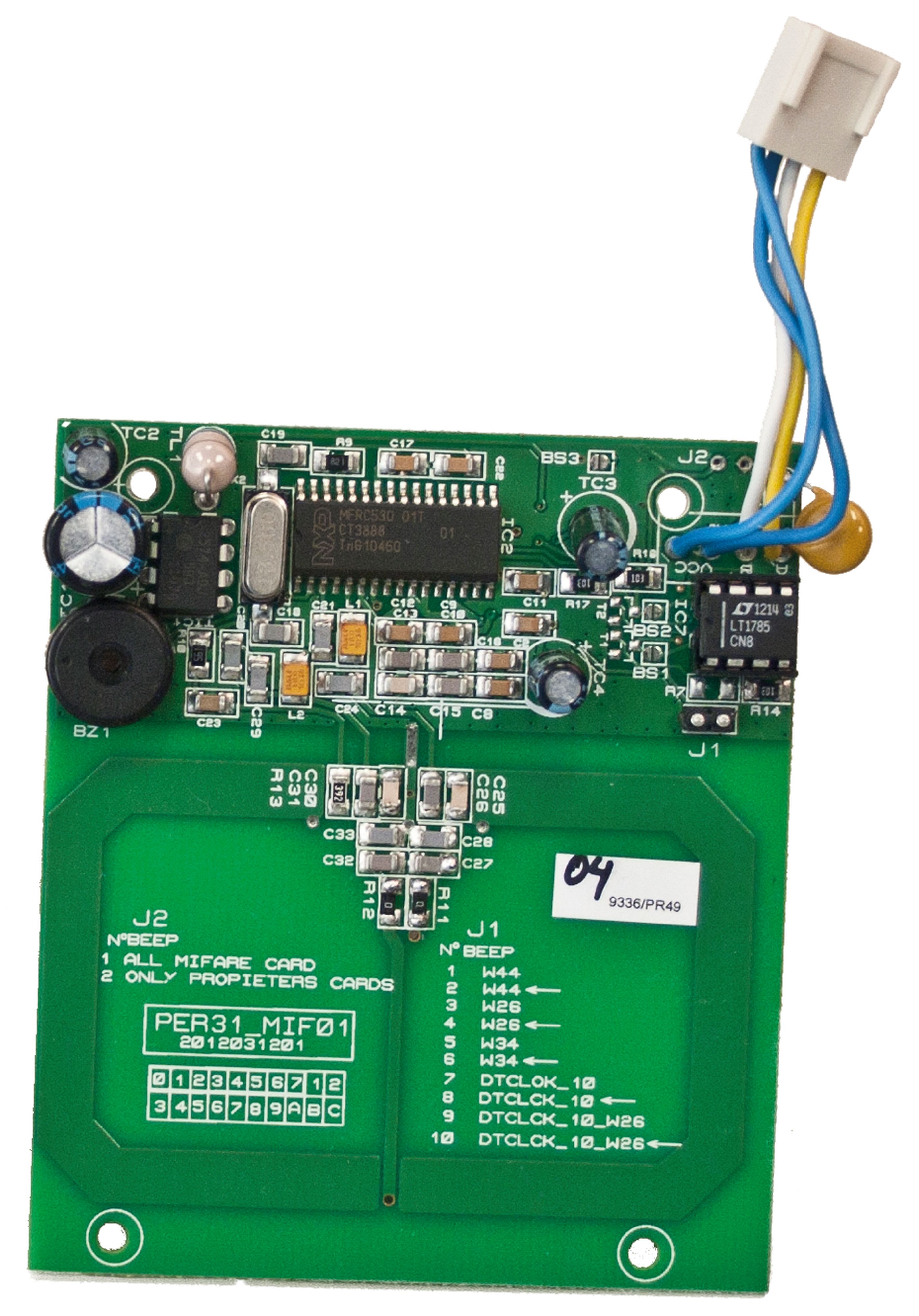 Acie Automatisme - Lecteur enrôleur de proximité 13,56mhz mifare à insérer dans evolution