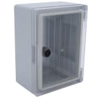 Acie Automatisme - Boitier abs étanche 210x280x130 face avant transparente et 1 rail din