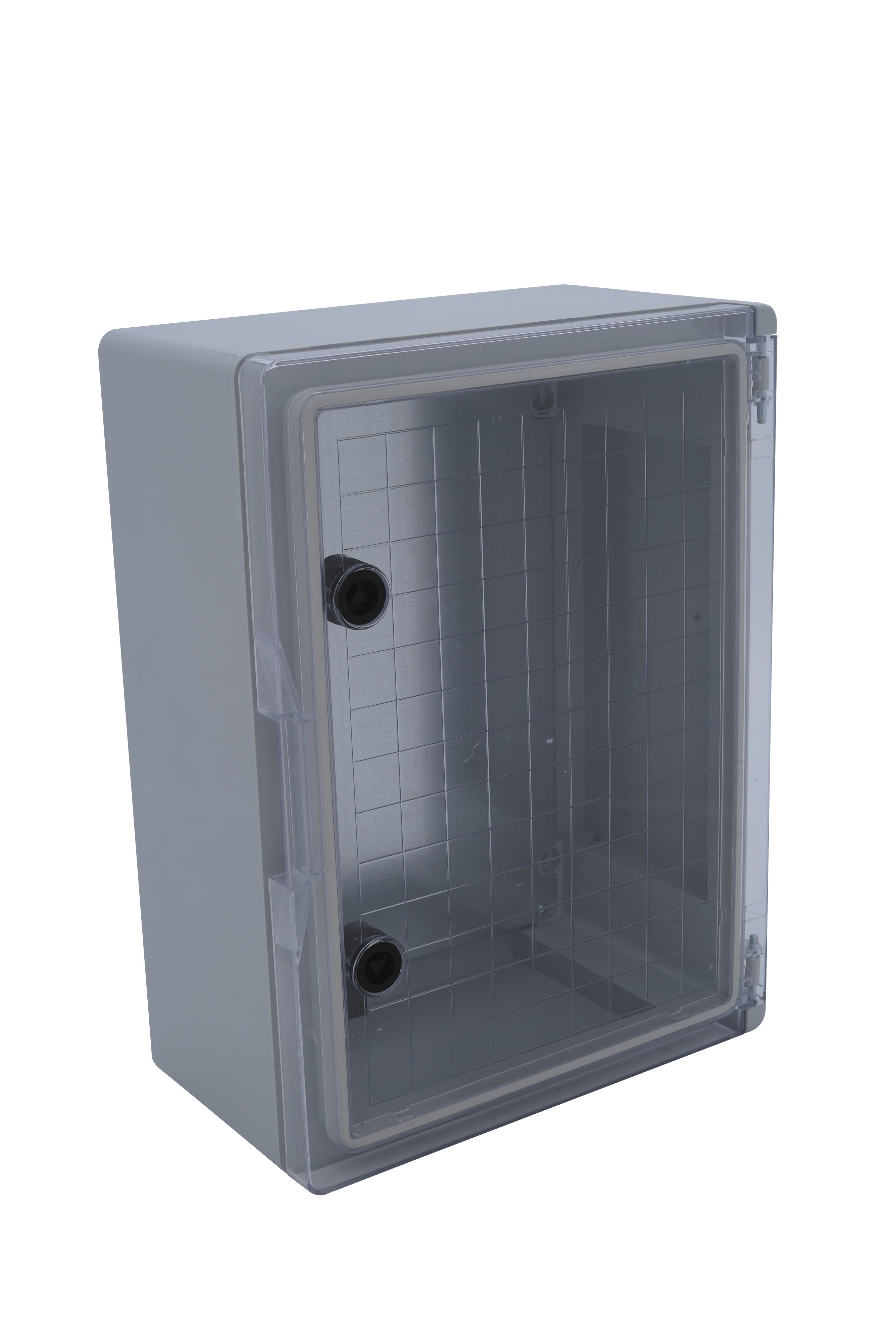 Acie Automatisme - Boitier abs étanche 300x400x165 face avant transparente et 2 rail din