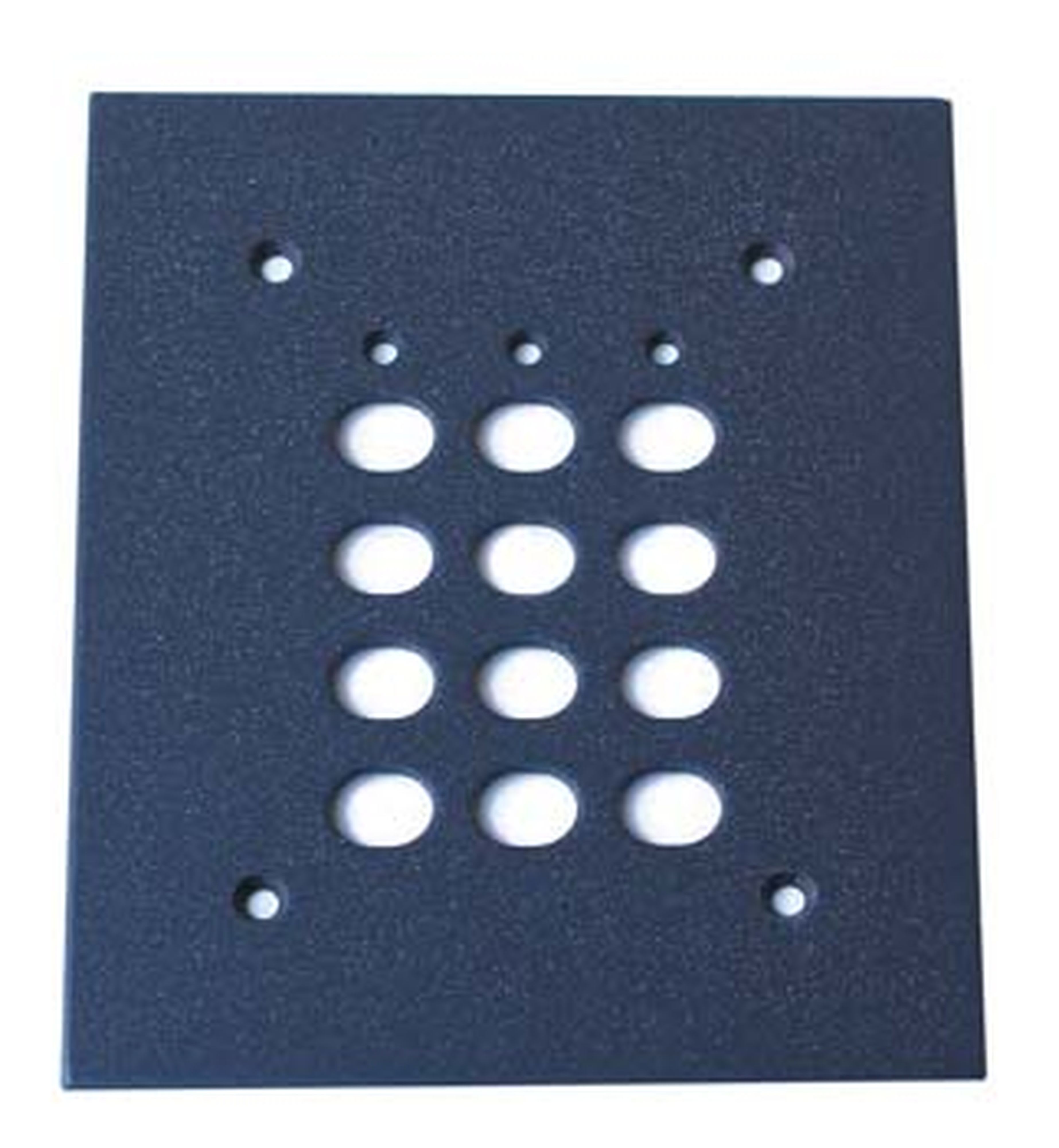 Acie Automatisme - Plaque d'encastrement métallique  grise peinture époxy pour gamme de claviers SU
