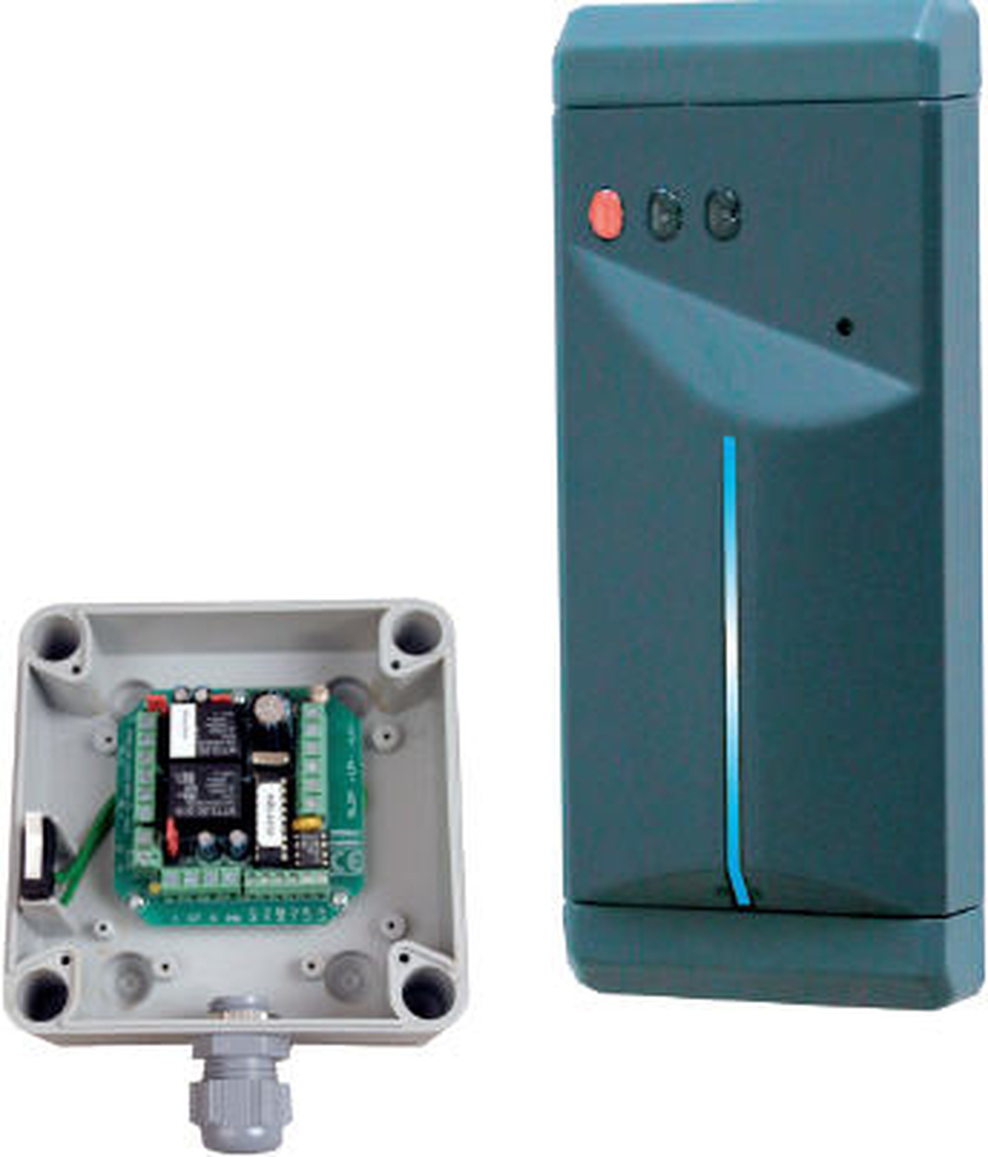 Acie Automatisme - Lecteur de proximité em abs fourni avec contrôleur de porte protec-ela+