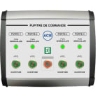 Acie Automatisme - Pupitre de gestion 4 portes avec 4 boutons poussoir lumineux et un bp panique