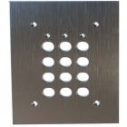 Acie Automatisme - Plaque inoxydable encastrable pour clavier de la gamme SU BASIC; INOX 316L