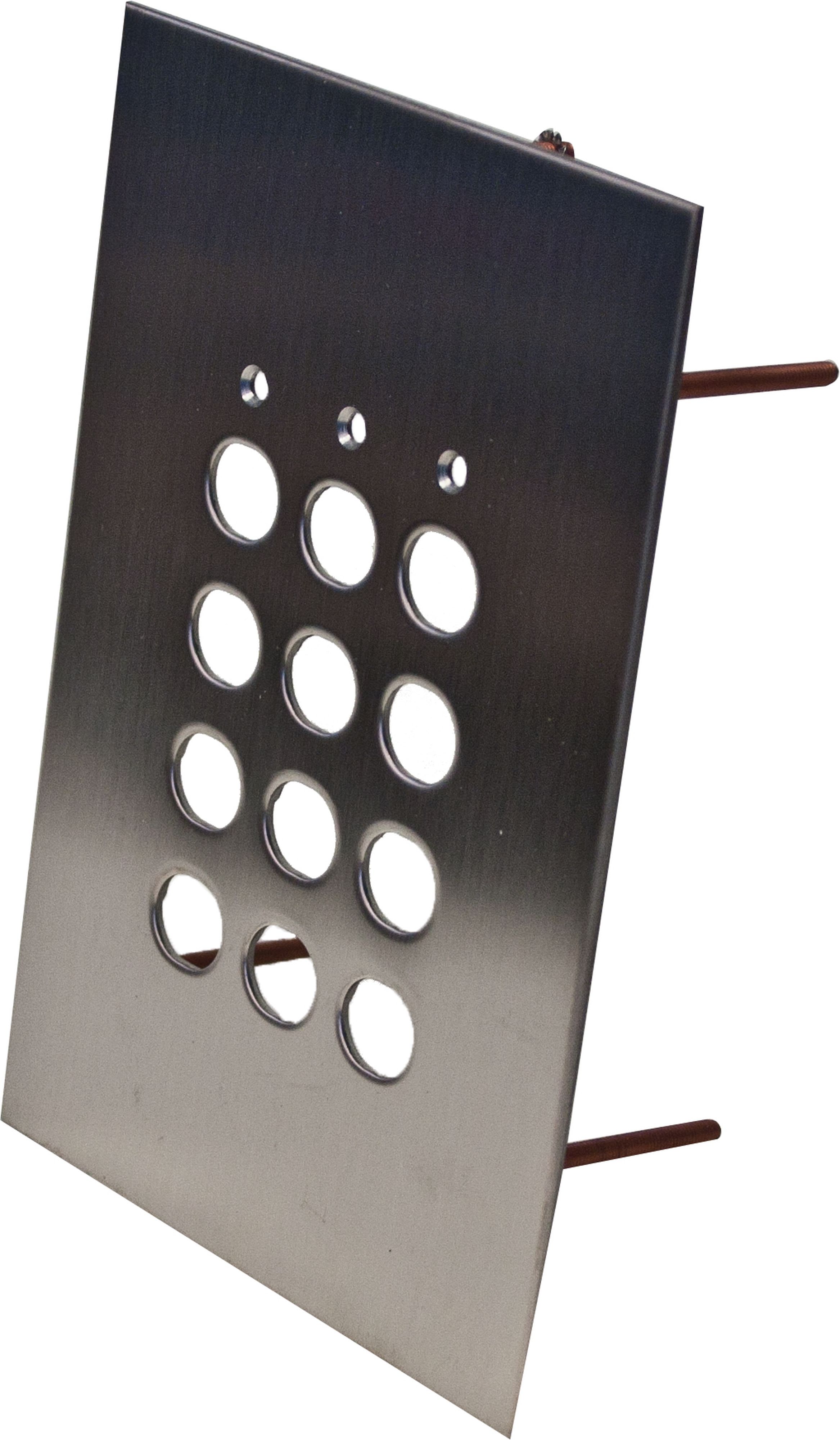 Acie Automatisme - Plaque inox encastrable sur cloison pour clavier su