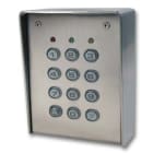 Acie Automatisme - Clavier 1 relais 60 codes, touches plastiques, boîtier inox