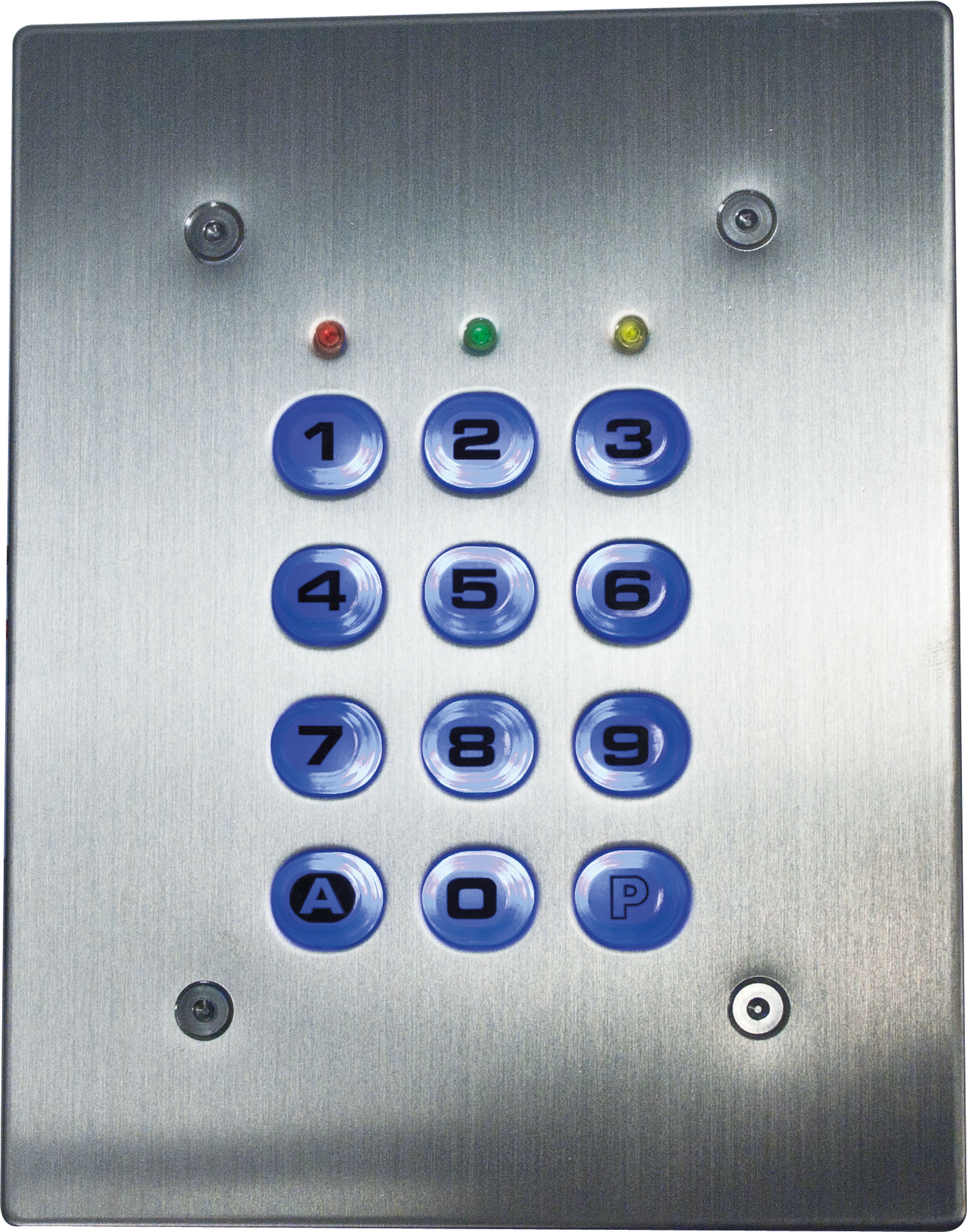 Acie Automatisme - Clavier 1 relais, 60 codes, touches plastiques, plaque inox