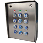 Acie Automatisme - Clavier 1 relais, 60 codes, touches métalliques, boîtier sailli inox