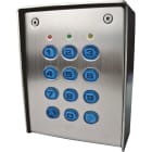 Acie Automatisme - Clavier 2 relais 60 codes, touches plastiques, boîtier inox