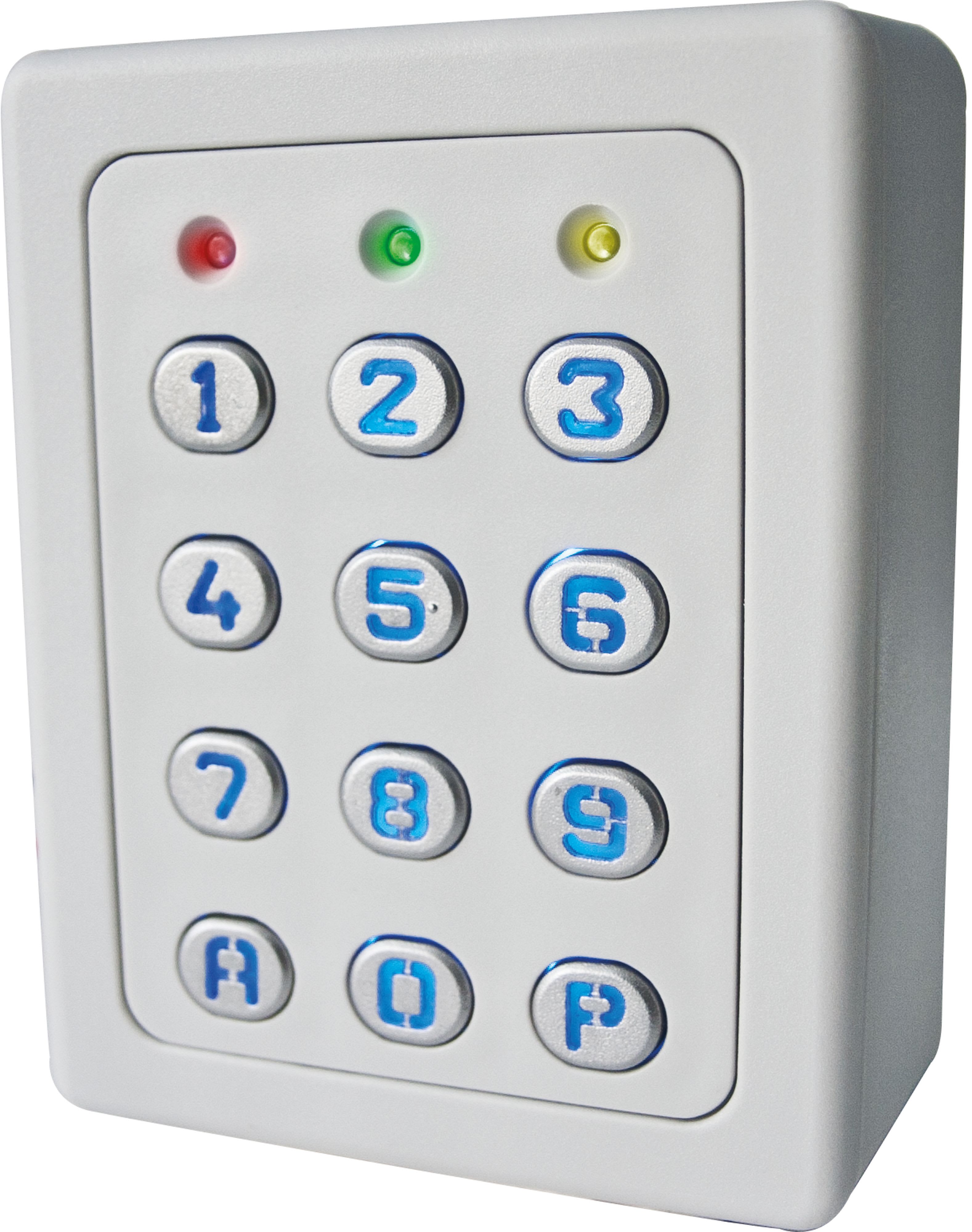 Acie Automatisme - Clavier 2 relais, 60 codes, touches métalliques , boîtier abs gris