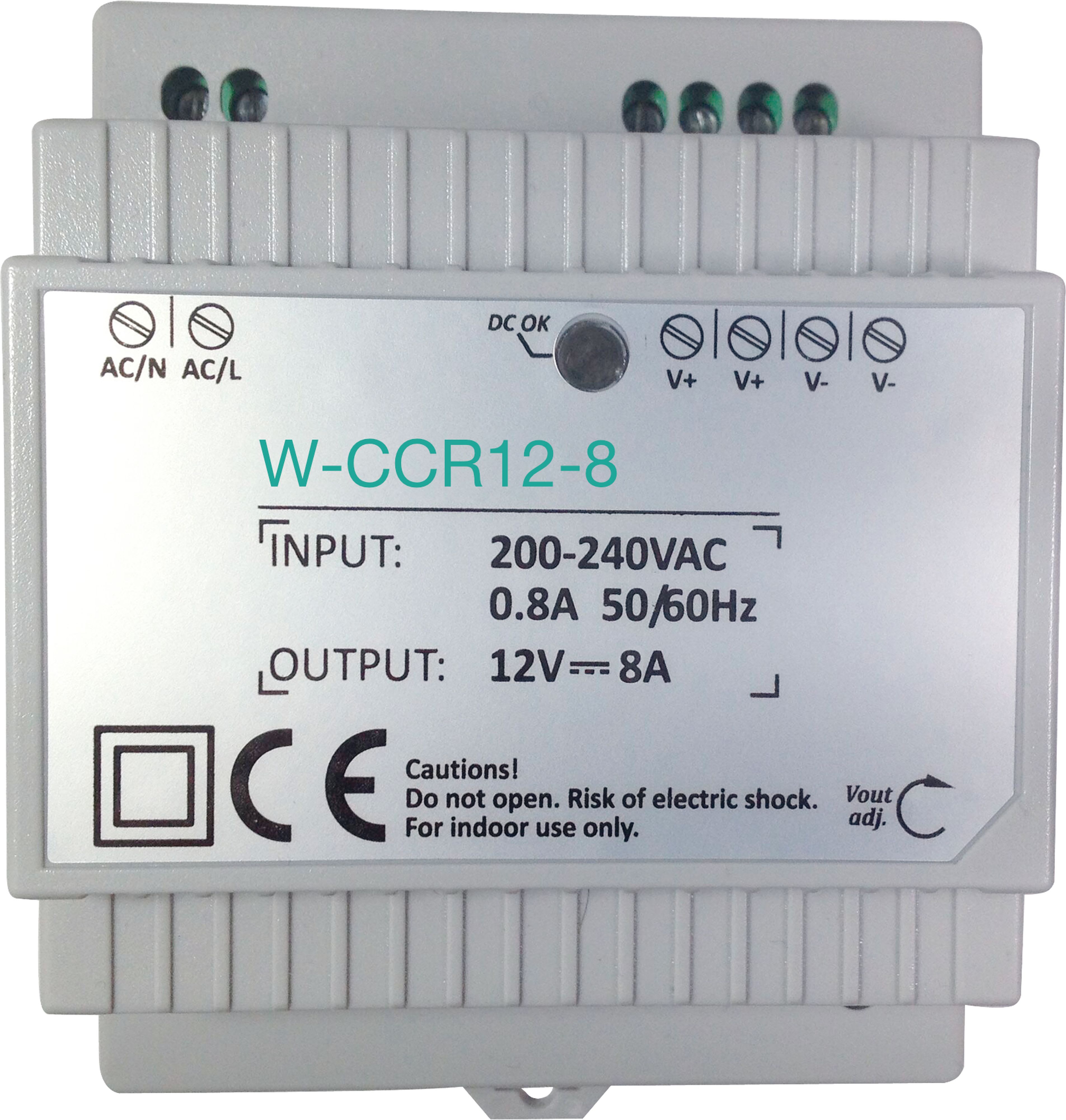 Acie Automatisme - Alimentation rail-din 8,3A 12vcc 5 modules