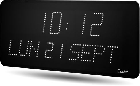 Bodet time & sport - Style II 10 D réceptrice IMPULSIONS 24V // 240V blanche