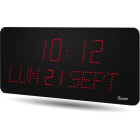 Bodet time & sport - Style II 10 D réceptrice IMPULSIONS 24V // 240V rouge