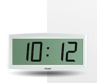 Bodet time & sport - Cristalys 7 Afnor/impulsion 12/24 V blanc