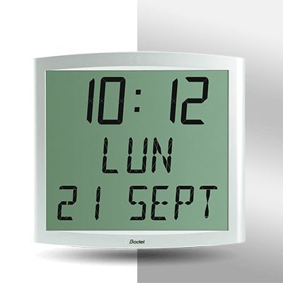 Bodet time & sport - Cristalys date DHF piles alu