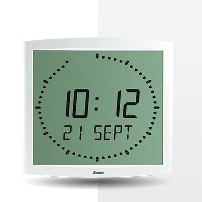 Bodet time & sport - Cristalys Ellipse DHF piles blanc