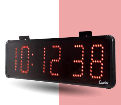 Bodet time & sport - HMSLED 10 IND/RAD R2 230V rouge