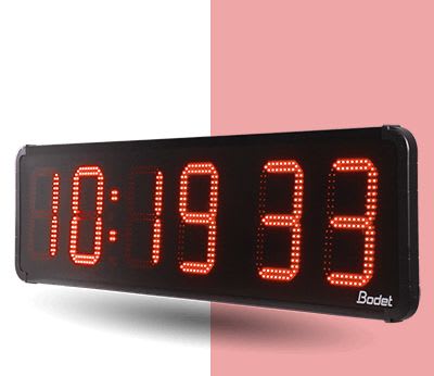 Bodet time & sport - HMSLED 15 IND/RAD V3 230V rouge