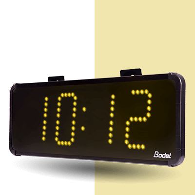 Bodet time & sport - HMTLED 10 IND/RAD R2 230V jaune