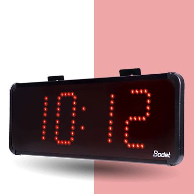 Bodet time & sport - HMTLED 10 répétiteur rouge