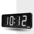 Bodet time & sport - HMTLED 25 CM IND/Radio synchronisable V3 230V blanche