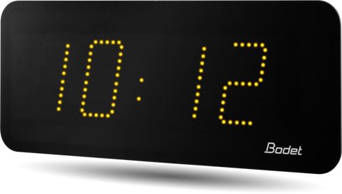 Bodet time & sport - Style II 10 réceptrice Afnor 240V jaune