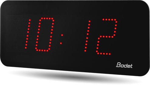 Bodet time & sport - Style II 10 indépendante 240V rouge