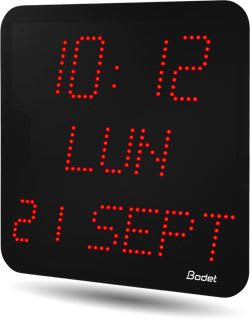 Bodet time & sport - Style II 7 date réceptrice radio ALS 240V rouge