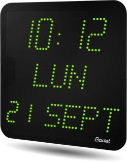 Bodet time & sport - Style II 7 date NTP WIFI 240V verte