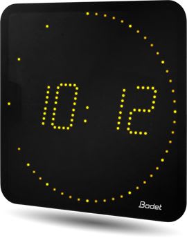 Bodet time & sport - Style II 7 ellipse réceptrice radio ALS 240V jaune