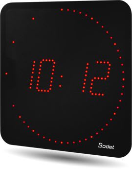 Bodet time & sport - Style II 7 ellipse réceptrice radio ALS 240V rouge