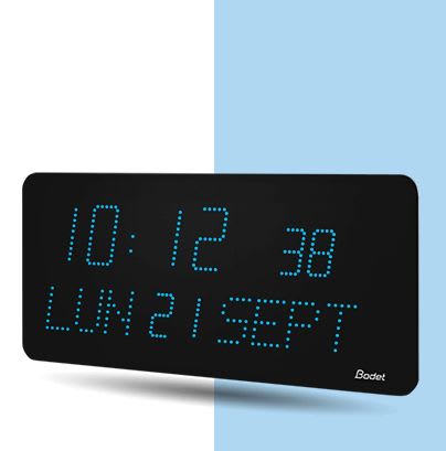 Bodet time & sport - Style II 10 SD indépendante 240V rouge