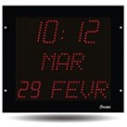 Bodet time & sport - Style II 7 date indépendante 240V rouge encastrée