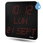 Bodet time & sport - Style II 7D IP55 NTP POE rouge