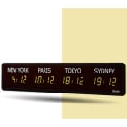 Bodet time & sport - StyleII 5 villes 5H AFNOR 240V jaune
