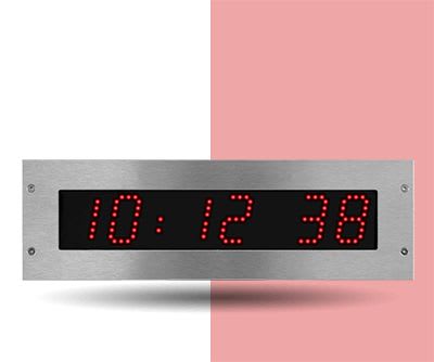 Bodet time & sport - Style II 5S HOPITAL réceptrice NTP POE sans pupitre rouge
