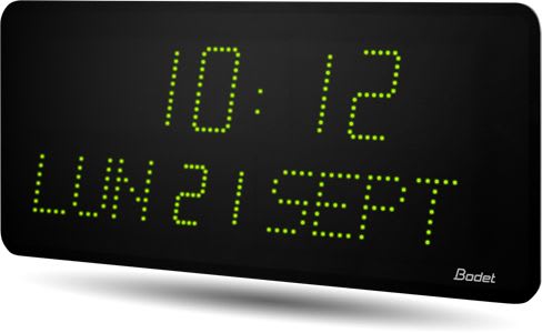 Bodet time & sport - Style II 10 D réceptrice Afnor 240V verte