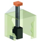 Polytropic - Sortie Toiture XM - Sortie toiture montage avec tuile pour indoor XM