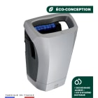 Jvd - Sèche-Mains Stell'Air gris métallisé