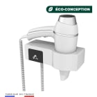 Jvd - Sèche-Cheveux Alteo blanc + support base