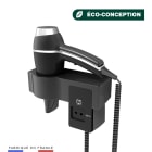 Jvd - Sèche-Cheveux Alteo noir + support PR MT